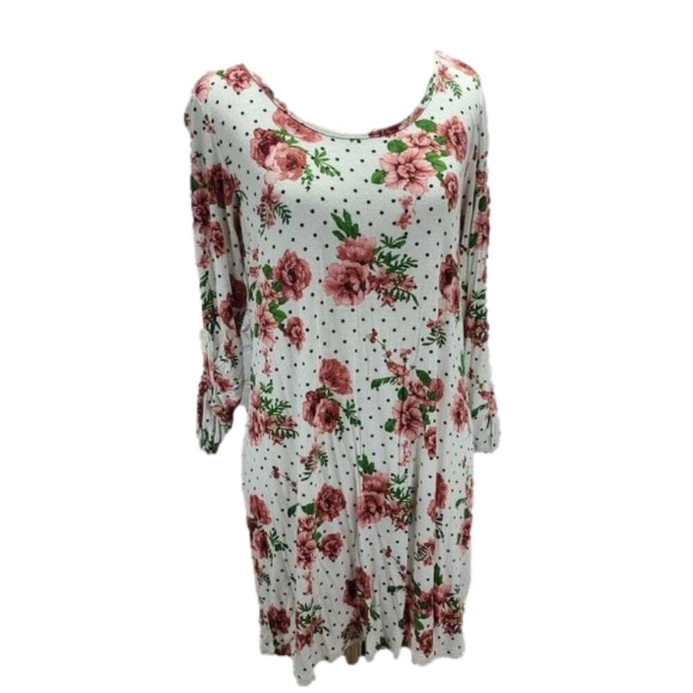 New Recruit floral and polka dot maternity